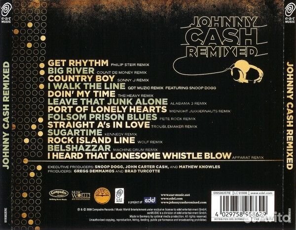 Johnny Cash - Remixed (CD)