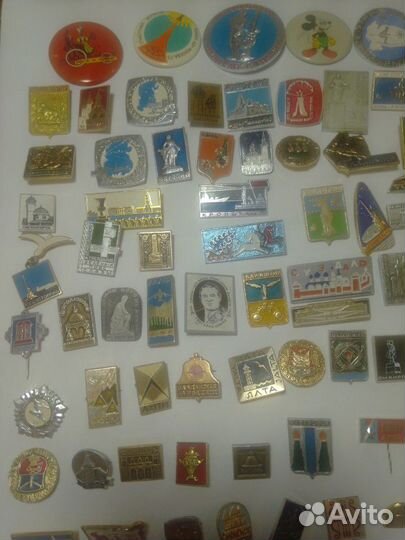 Коллекционные значки ссср. Большой выбор