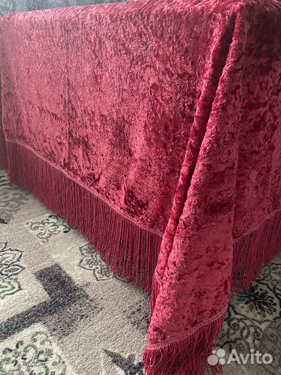 Плюшевая скатерть СССР