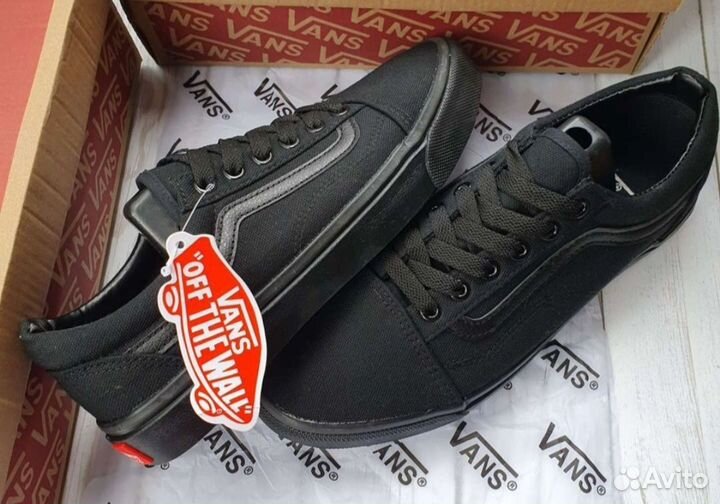 Кеды Vans All Black новые