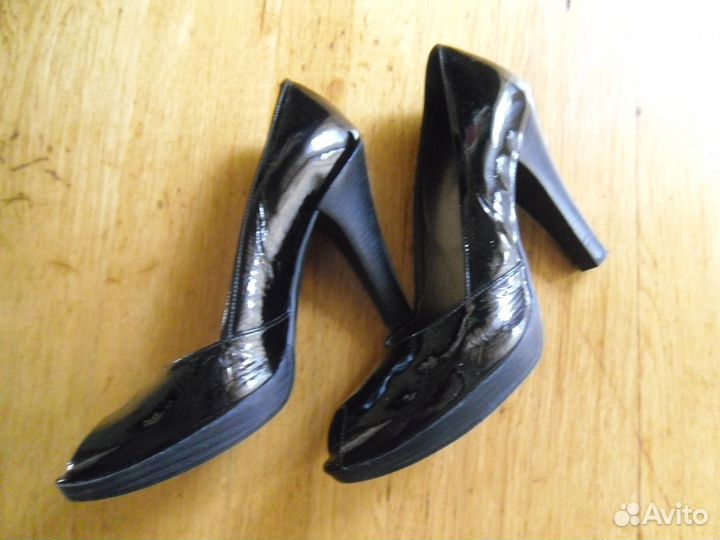 Туфли с открытом носом