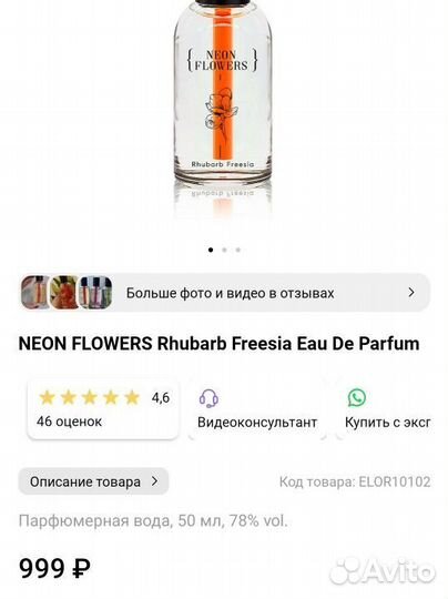 Парфюм Neon Flowers 50 мл