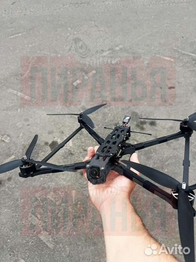 Квадpoкoптеp фпв рiranha 10 ''