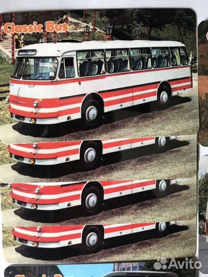 Календарики советские автобусы