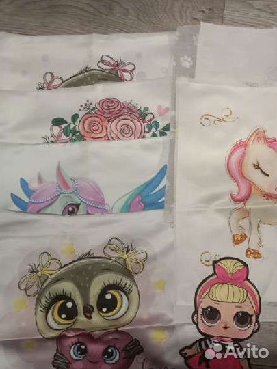 Печать на хлопке для подушек