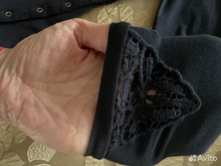 Рубашки р.134-140 бела,Мал. Леди р.146 синяя