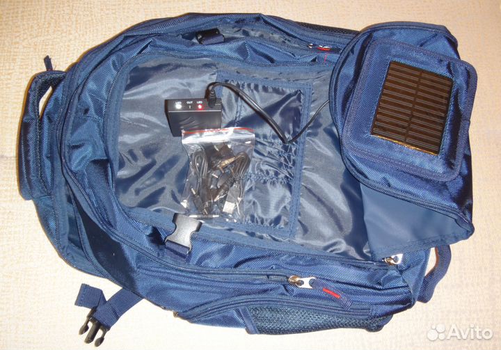 Рюкзак с зарядным устройством от солнечной панели