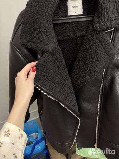 Дубленка-косуха женская