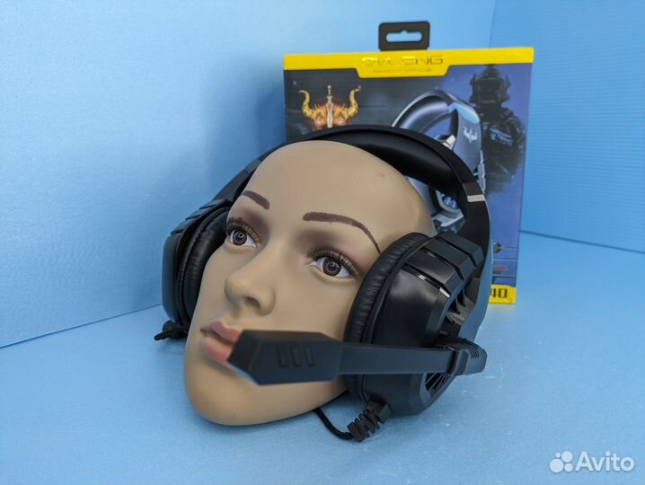 Наушники Ovleng игровые с подсветкой Объёмный звук