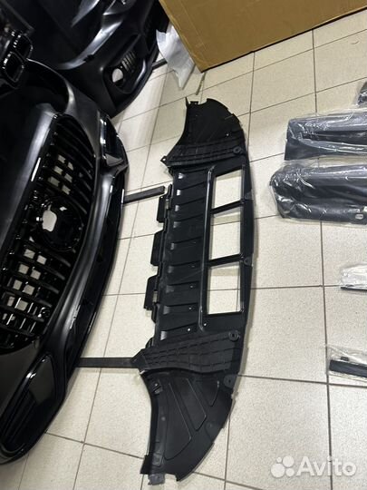 Mercedes benz w223 обвес 6.3 amg night packet