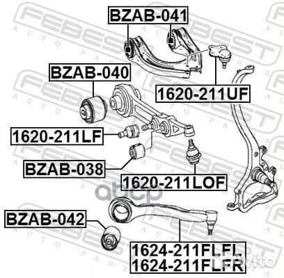 Сайлентблок передн подвески bzab-040 bzab-040 F