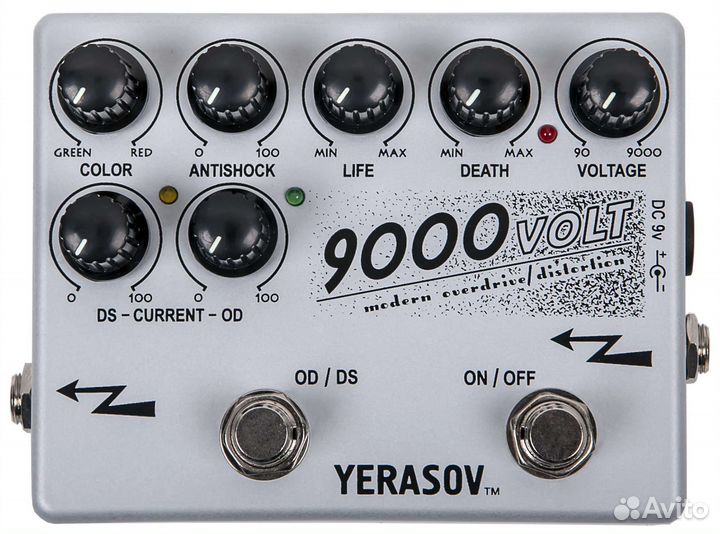 Гитарная педаль эффектов Yerasov 9000 volt