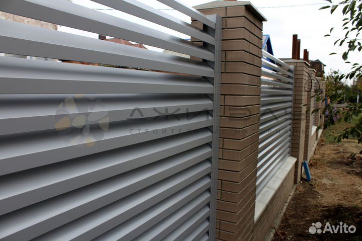Забор жалюзи
