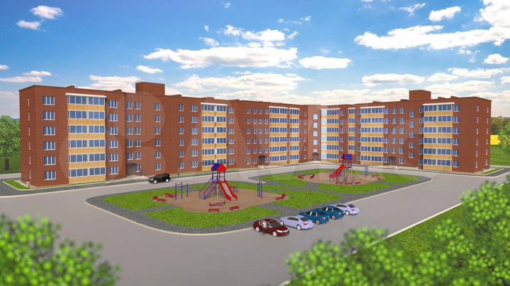 1-к. квартира, 33,4 м², 3/6 эт.
