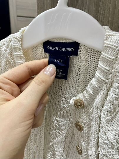 Детская одежда 92 кофта кардиган Ralph Lauren 92