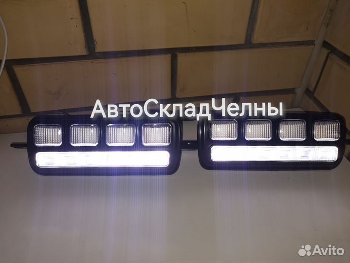 Надфарники на Ниву 4х4 с функцией дхо