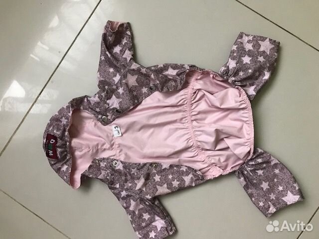 Дождевик на кобелька p.L длина спинка 30см