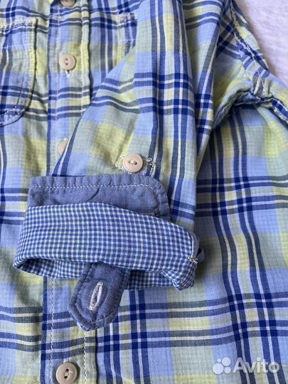 Рубашка в клетку gap 110 рост