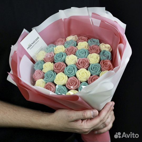 Букет из шоколадных роз