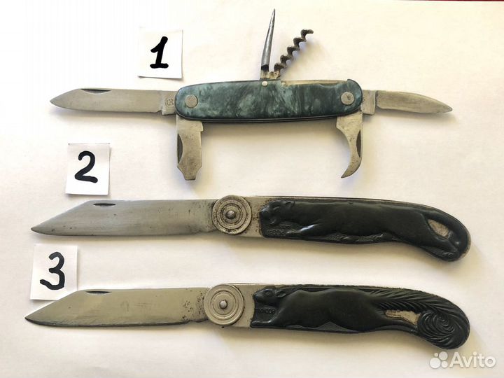Перочинные, складные ножи СССР лот-4