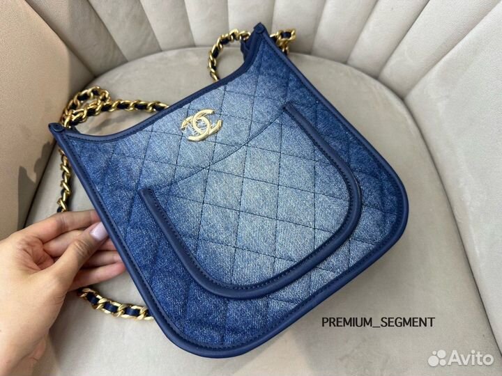 Сумка Chanel Hobo хобо джинсовая