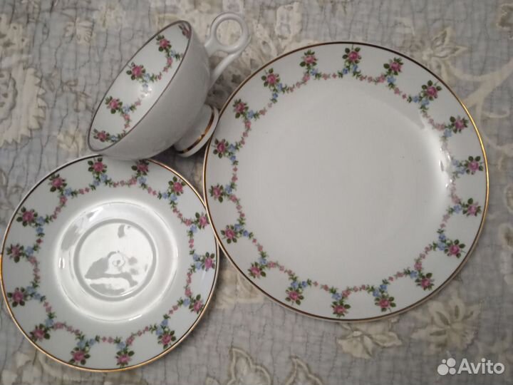 Чайные тройки дефект