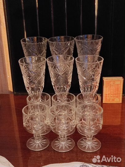 Рюмки хрустальные СССР