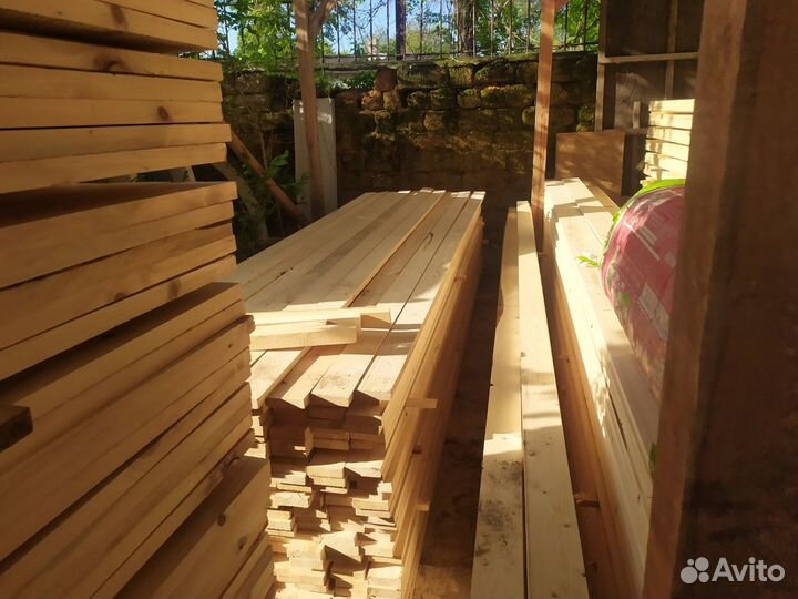 Пиломатериал сухой строганый