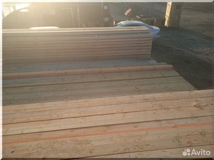 Доска обрезная 50x100x6000 мм, 1 сорт, гост