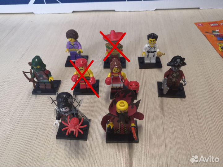 Lego Minifigures Series 2,4,5,13,14,16