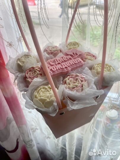 Букеты из шоколада,ручная работа