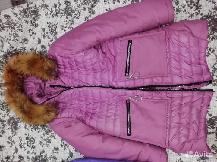 Куртки на девочку 4-6 лет