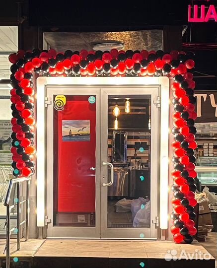Воздушные шары на открытие магазина