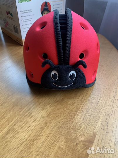 Божья коровка шапка шлем детский