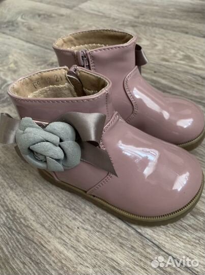 Ботинки весенние для девочки 21 размер