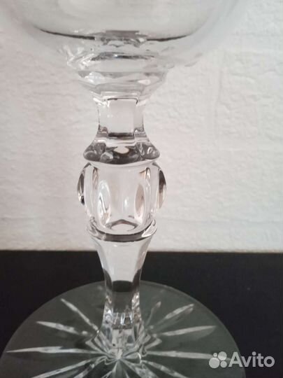 Хрустальная конфетница на ножке