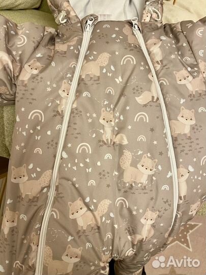 Детский демисезонный комбинезон 74