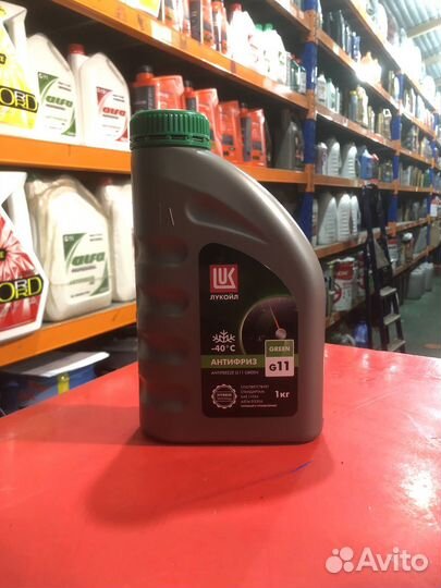 Антифриз Lukoil Green G11 готовый -40C 10кг