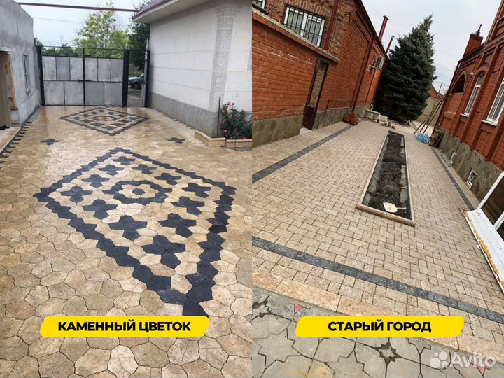 Тротуарная плитка брусчатка