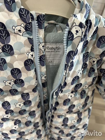 Детский демисезонный комбинезон 68