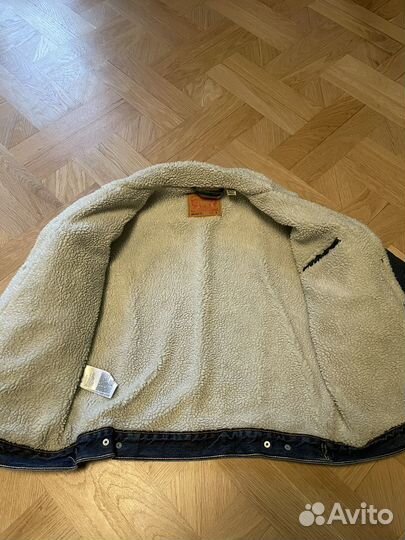 Джинсовая куртка levis sherpa S