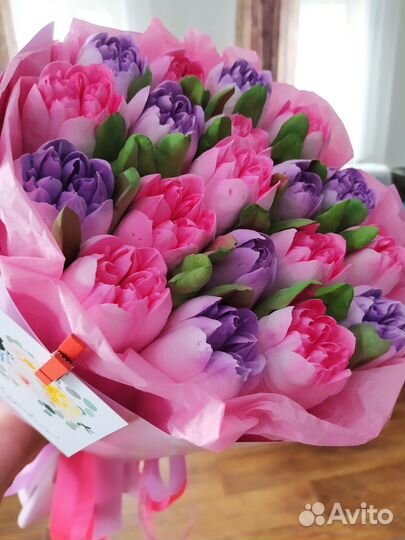 Зефирные цветы. Букеты из зефира. Зефирный тюльпан