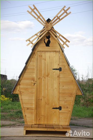 Уличный туалет с установкой
