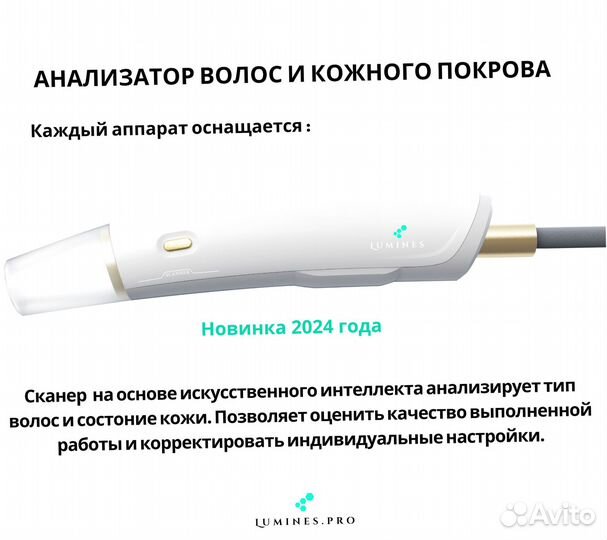 Аппарат для эпиляции Лю’минес эвопро 2400