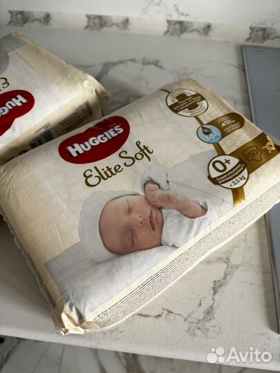 Подгузники huggies elite soft от 0 до 3,5 кг