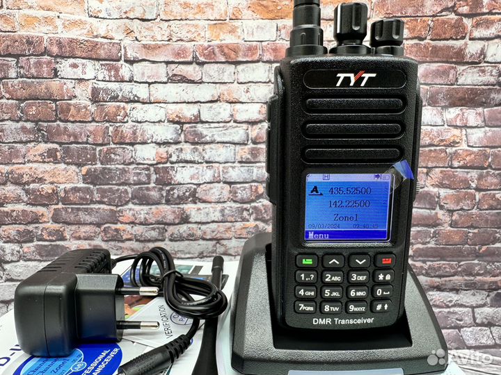 Рация цифровая TYT MD-UV390 plus DMR Type-C