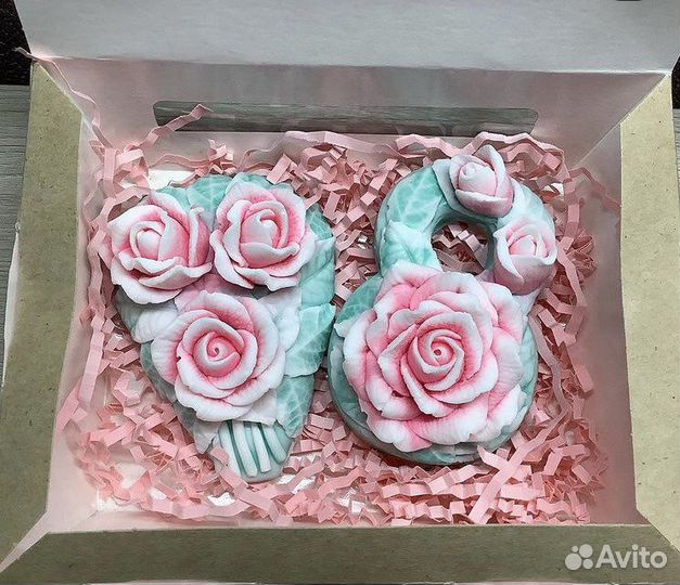 Силиконовые формы для мыла и шоколада-набор (букет