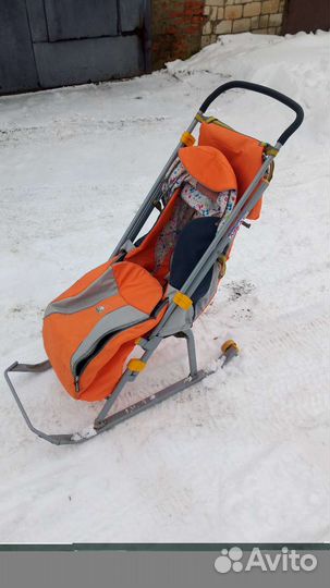 Зимняя детская коляска