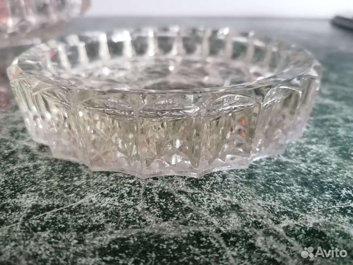 Ваза конфетница хрусталь