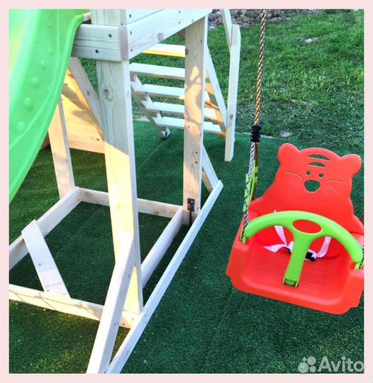 Деткая площадка уличная из дерева